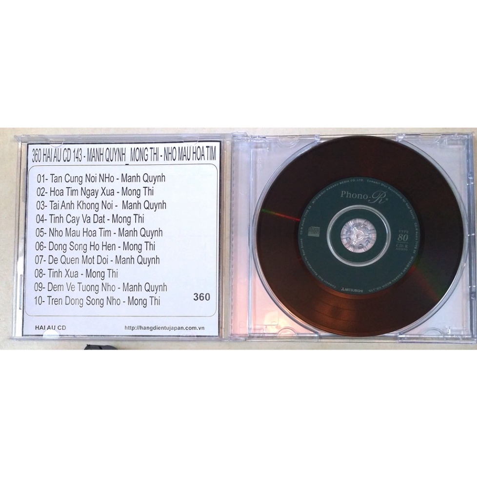 Bộ 3 CD ca sĩ mạnh quỳnh ( 385 - 695 )