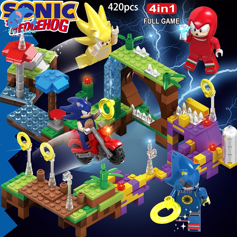 Bộ Đồ Chơi Xếp Hình Nhím Sonic Sáng Tạo