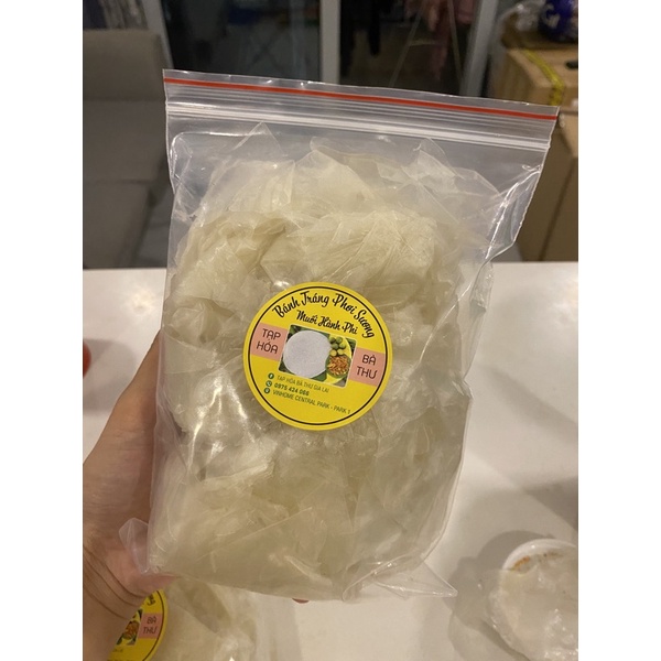 COMBO 500Gr BÁNH TRÁNG PHƠI SƯƠNG + MUỐI NHUYỄN HÀNH PHI SA TẾ