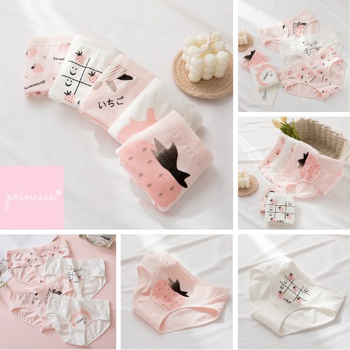 PRINCESS_ SET QUẦN LÓT NỮ COTTON KHÁNG KHUẨN IN HÌNH DỄ THƯƠNG | BigBuy360 - bigbuy360.vn
