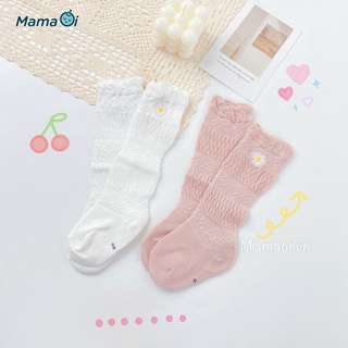 TA44 Tất lưới cổ cao hoa cúc siêu dễ thương cho bé gái của MaMa Ơi - Thời Trang Cho Bé