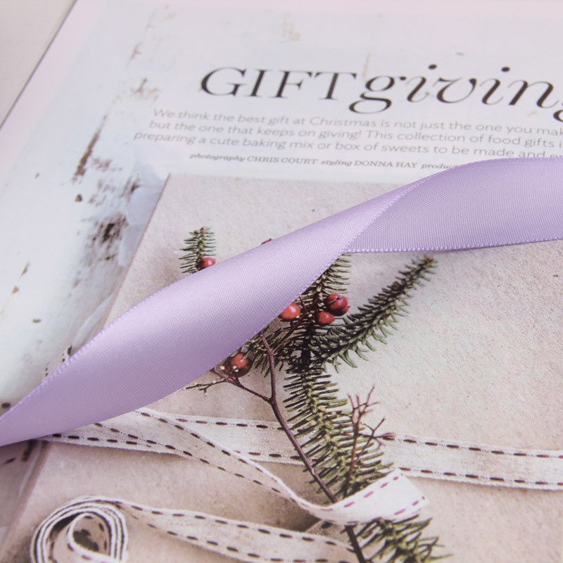 Cuộn Dây Ruy Băng 15 Màu 2.5cm / 10M Trang Trí Tiệc