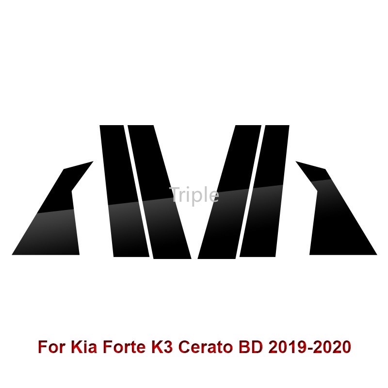 Ốp bóng trụ cửa Kia Cerato 2019, 2020, 2021, 2022