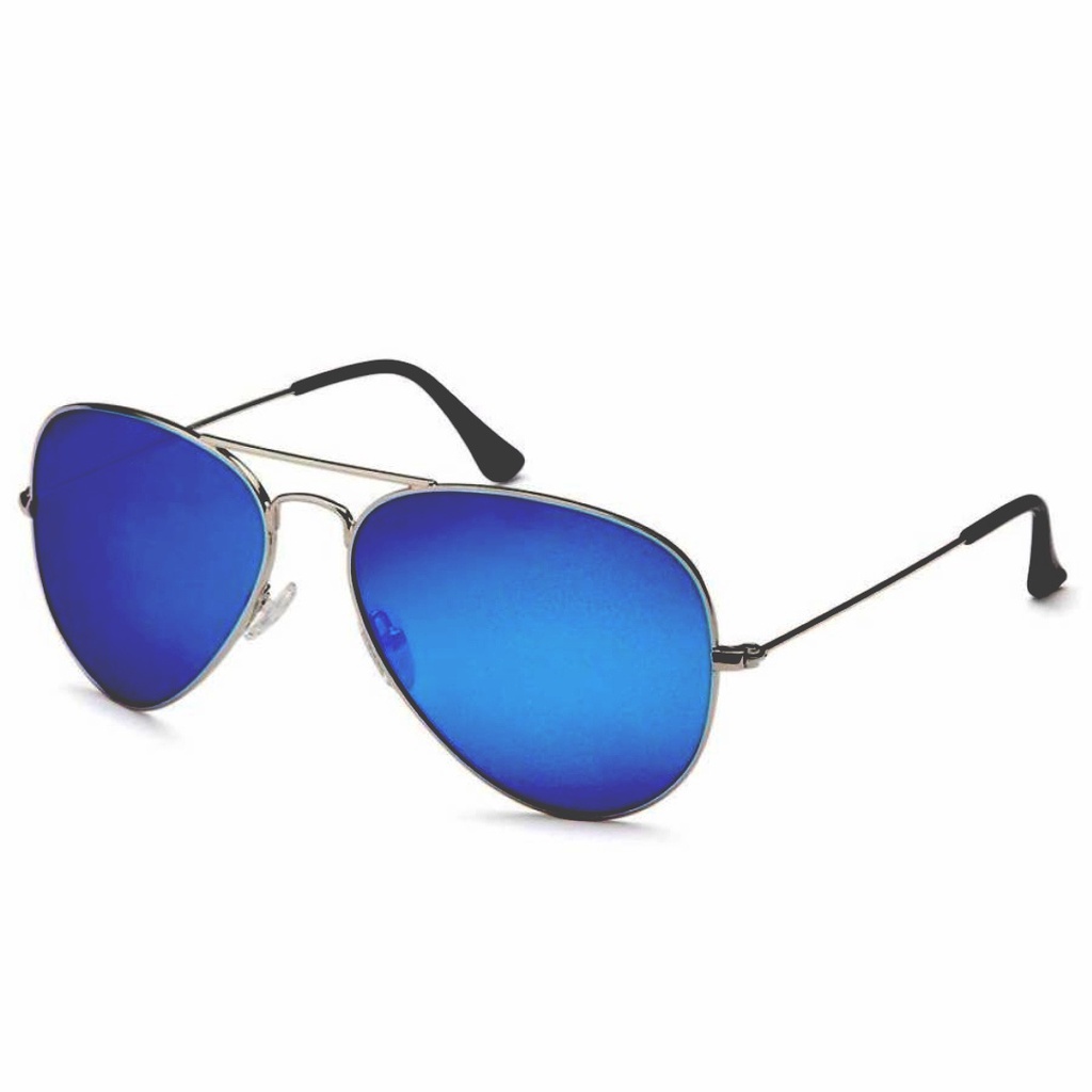 Kính mát gọng xi RB, mặt kính tráng gương thời trang unisex