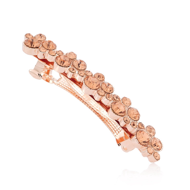 Kẹp tóc đính đá và ngọc trai giả phong cách Hàn Quốc thanh lịch dành cho nữ