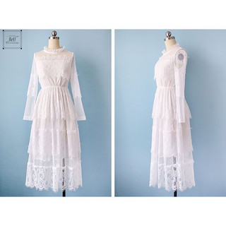 [015] - VÁY REN TRẮNG RẺ ĐẸP