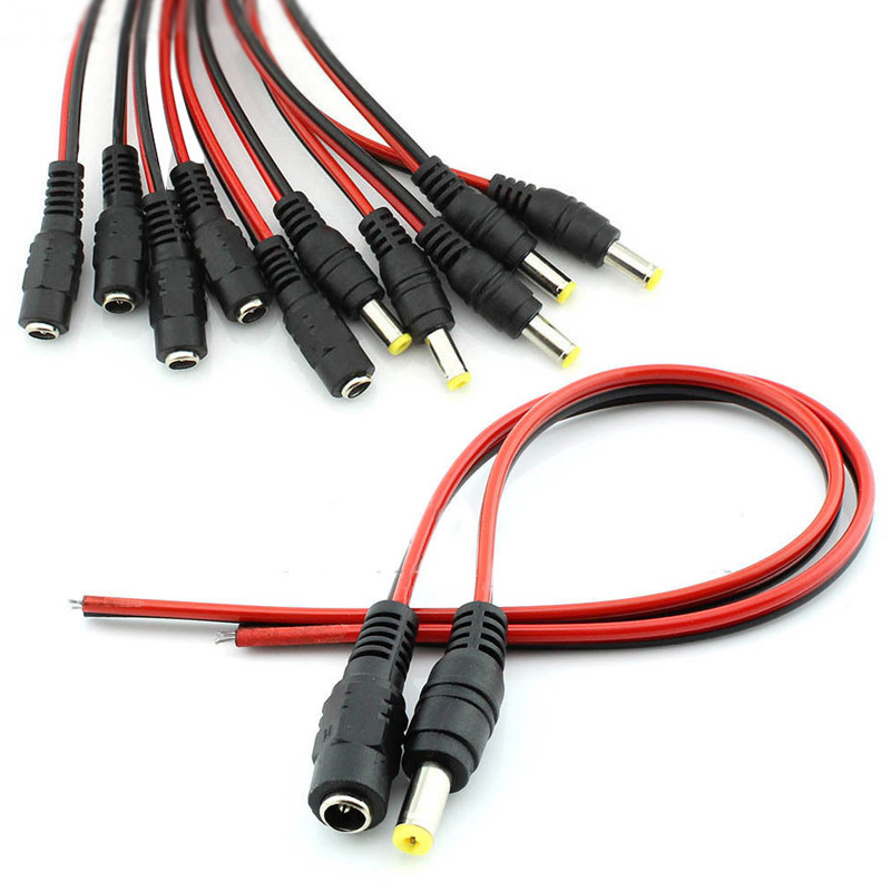 Set 5 Cặp Đầu Nối Dây Cáp Cho Camera Cctv