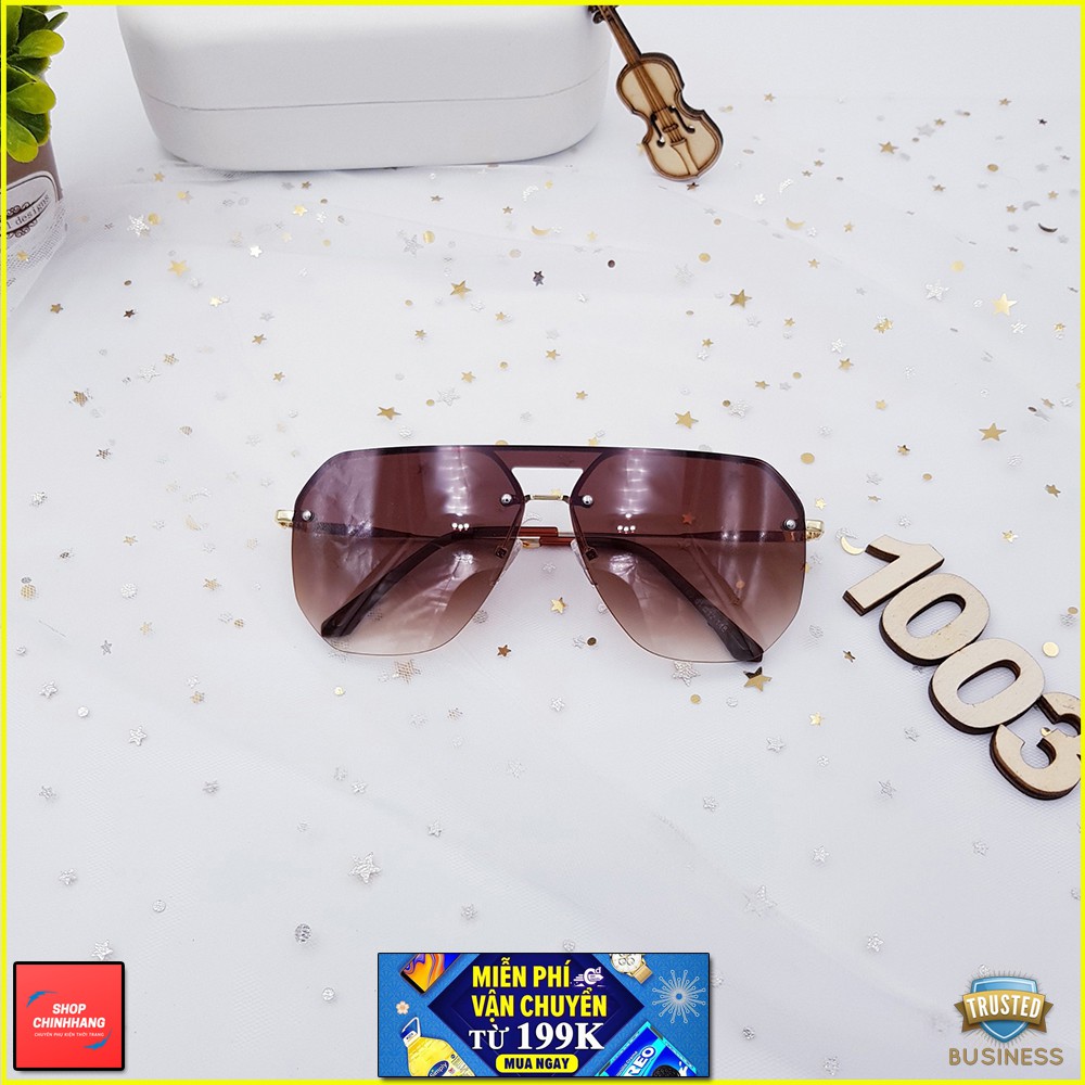 KÍNH MÁT NỮ THỜI TRANG GỌNG XI HÀN CAO CẤP 80189 SH1003