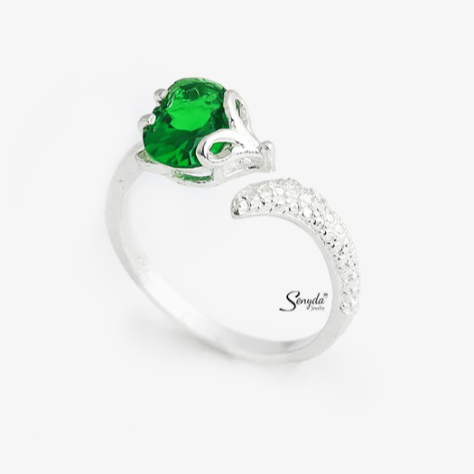 Nhẫn bạc Senyda hồ ly freesize NH131