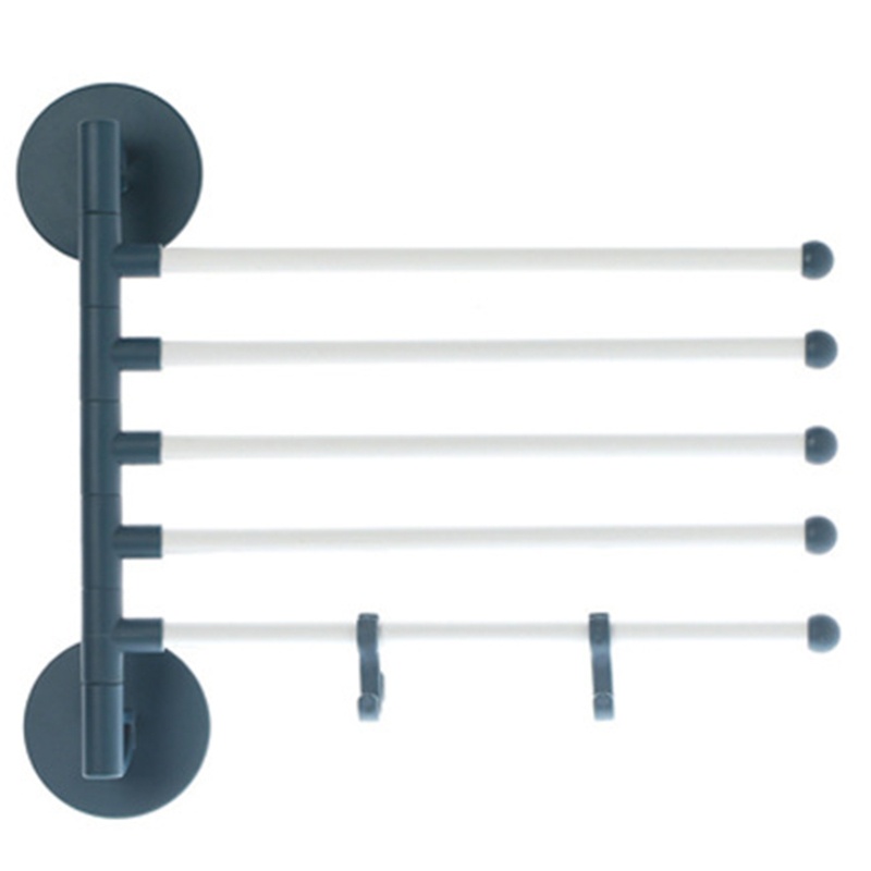 Giá Treo Khăn Gắn Tường Xoay 180 Độ Tiện Dụng° Ống Xoay Tiết Kiệm Không Gian Cho Phòng Tắm