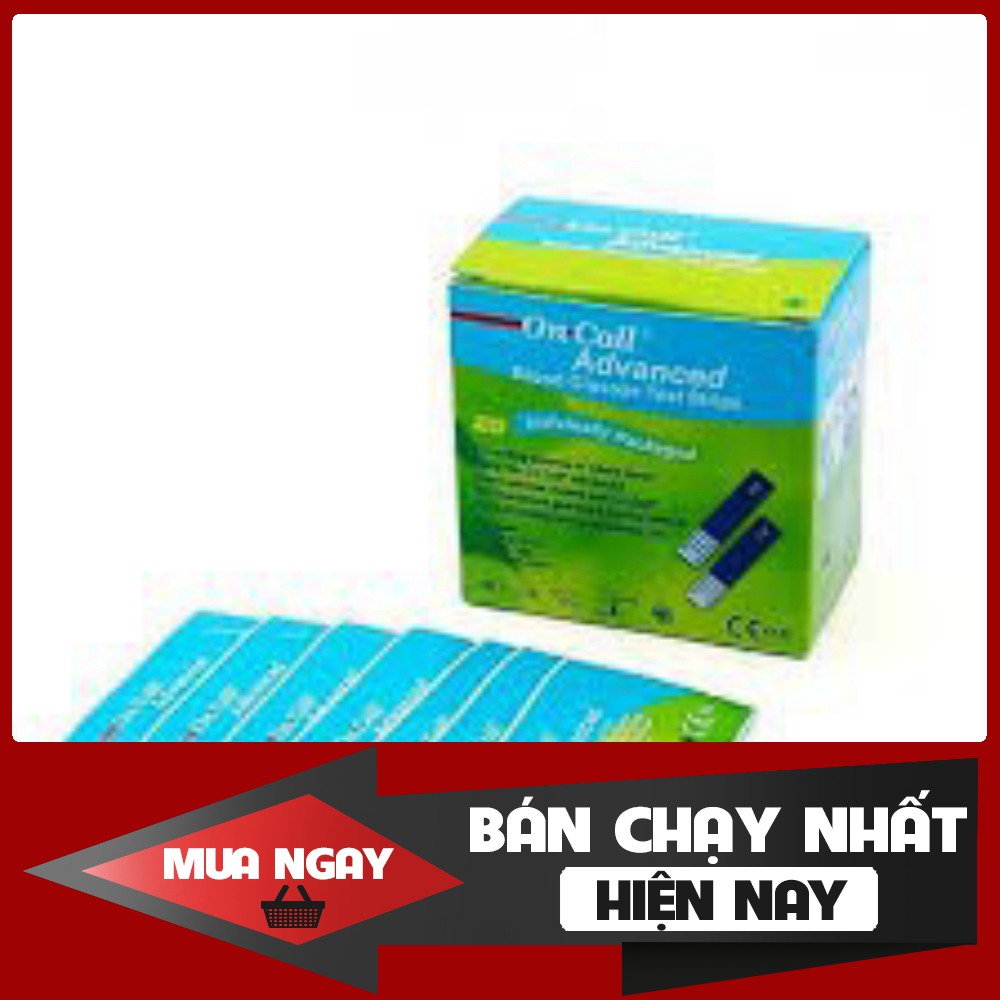 QUE THỬ ĐƯỜNG HUYẾT ON-CALL ADVANCED (25 QUE RỜI)