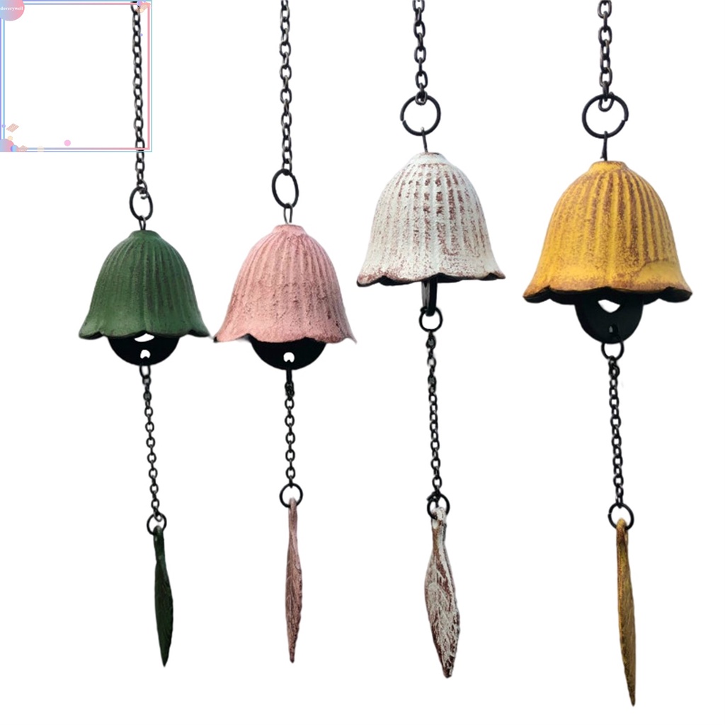Chuông gió phong thủy bằng sắt phong cách Nhật Bản dễ lắp đặt cho sân vườn