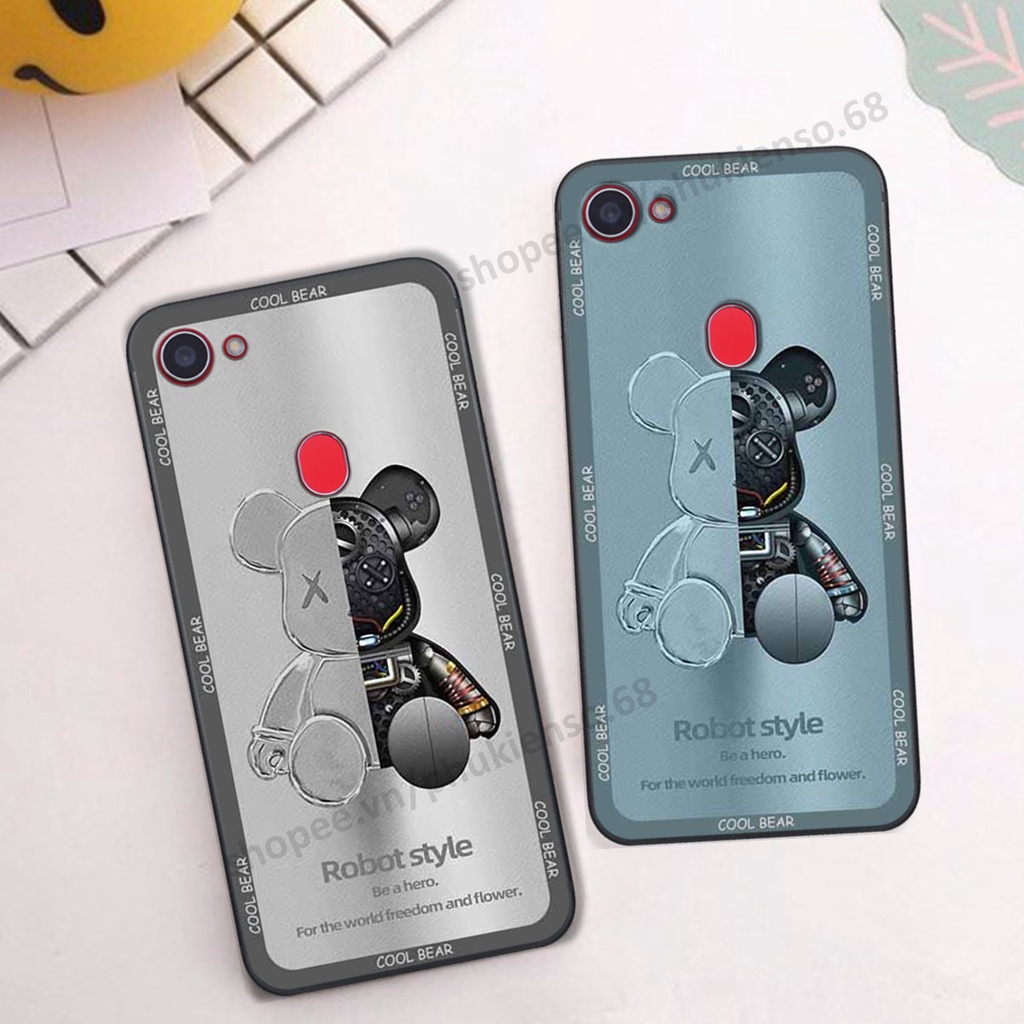 Ốp lưng điện thoại Oppo F5 / F5 Youth / F7 in hình gấu bear, kaws, doremon thời trang, ốp lưng cao cấp chất lượng