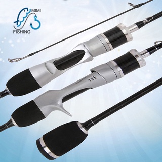 Cần câu lure UL Ultraligh MS21 – màu trăng bạc – siêu nhẹ- máy đứng - chuyên câu suối cá mương cá rô phi 