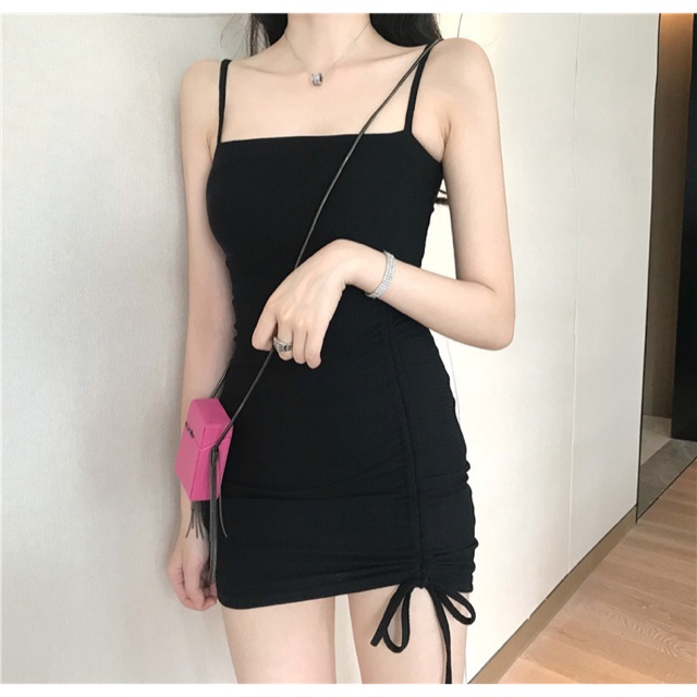 Váy Body 2D Ngang Rút Dây Bên Sang Chảnh 🌸 VD05