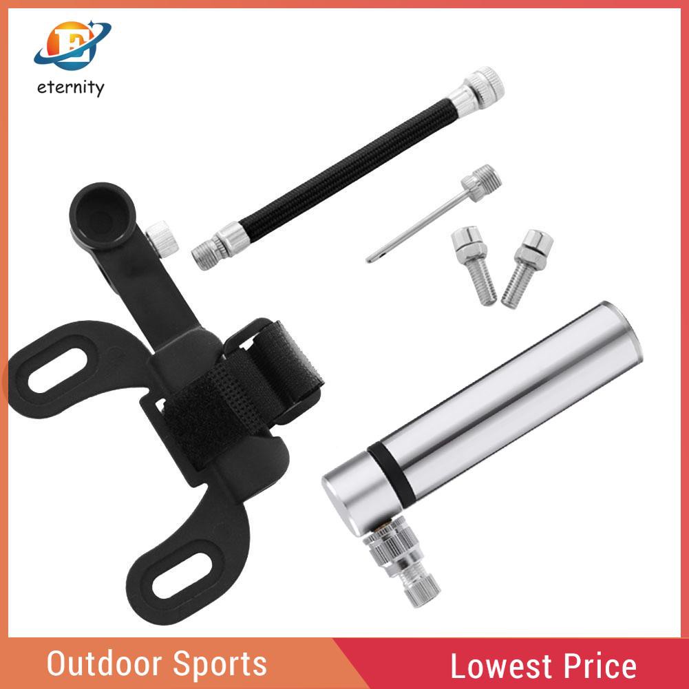 ❤Eternity❤Professional Manual Bicycle Pump Mini Portable Air Pump Basketball Cycling Tire Inflator❤