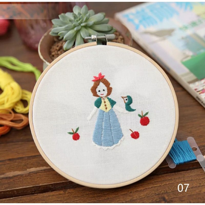 TẶNG KHUNG Set thêu DIY dành cho người mới bắt đầu