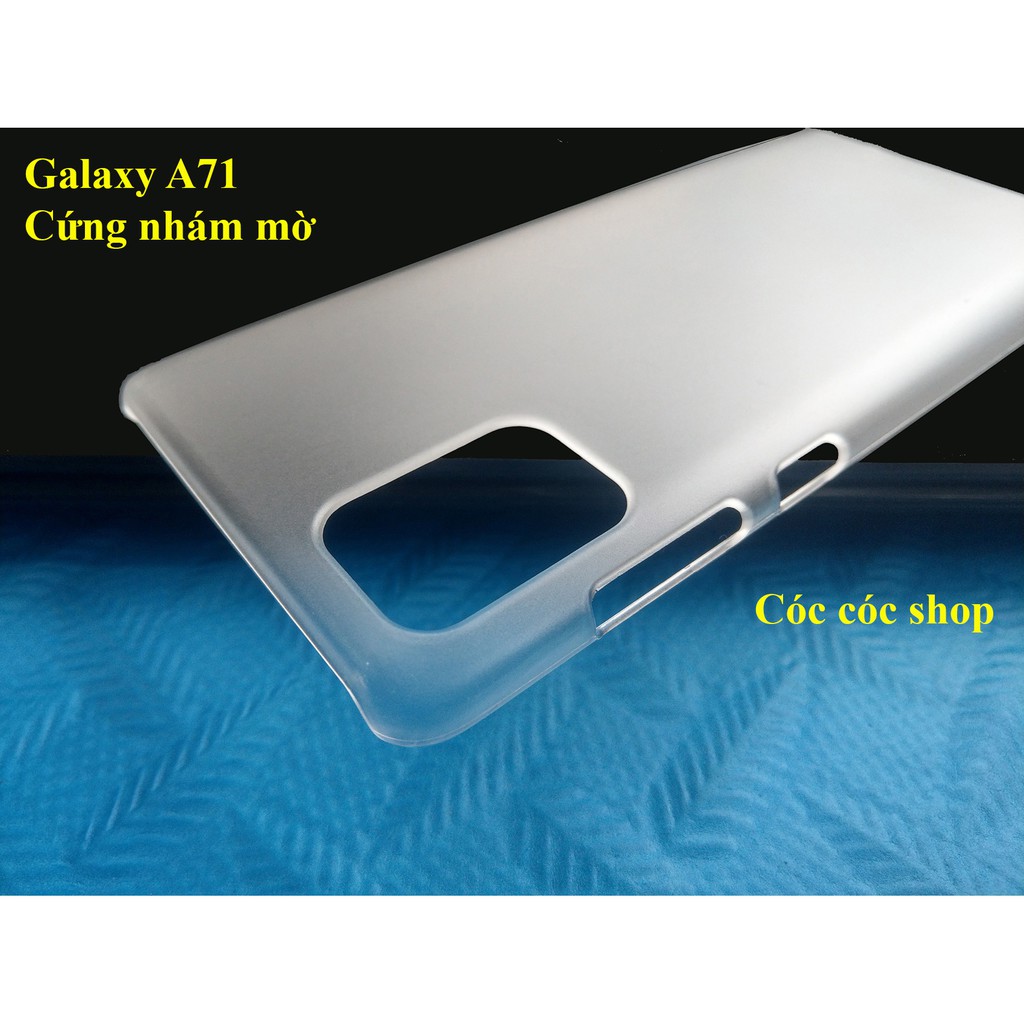 Ốp lưng Sam sung Galaxy A31/ A51/ A71 nhựa CỨNG TRONG SUỐT/ CỨNG NHÁM MỜ | BigBuy360 - bigbuy360.vn
