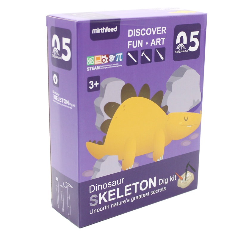 Đồ Chơi Khảo Cổ Đào Hoá Thạch - Mirthfeed K300-5 - Stegosaurus