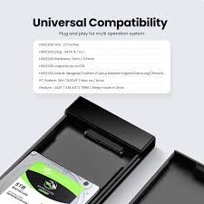 HỘP ĐỰNG Ổ CỨNG BOX HDD SSD 2.5 INCH USB 3.0 UGREEN 30847