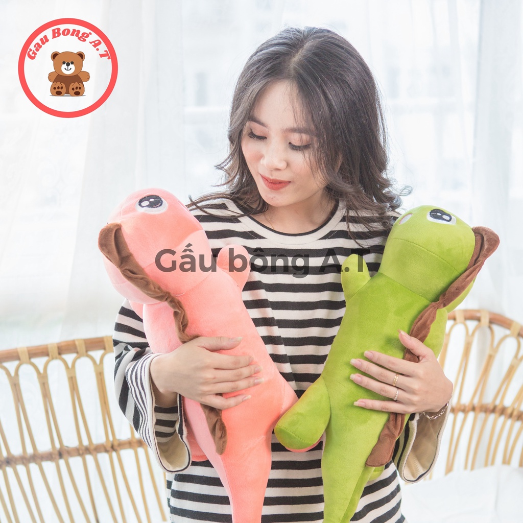 [HOT] Gấu Bông Khủng Long đuôi tim - Hai màu Xanh _ Hồng size 50cm siêu đáng yêu