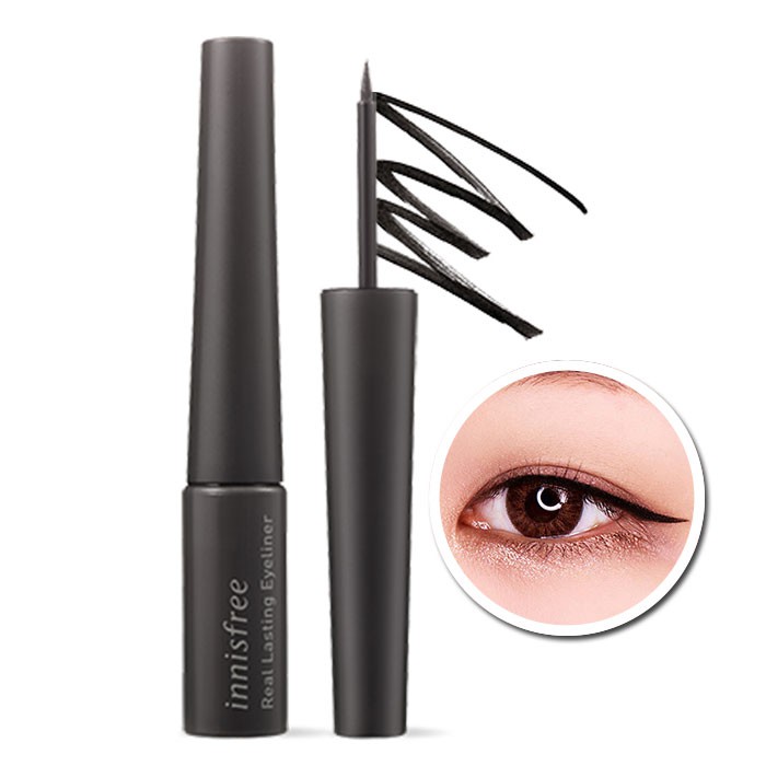 [Chính hãng] Bút kẻ mắt nước lâu trôi innisfree Real Lasting Eyeliner 4G