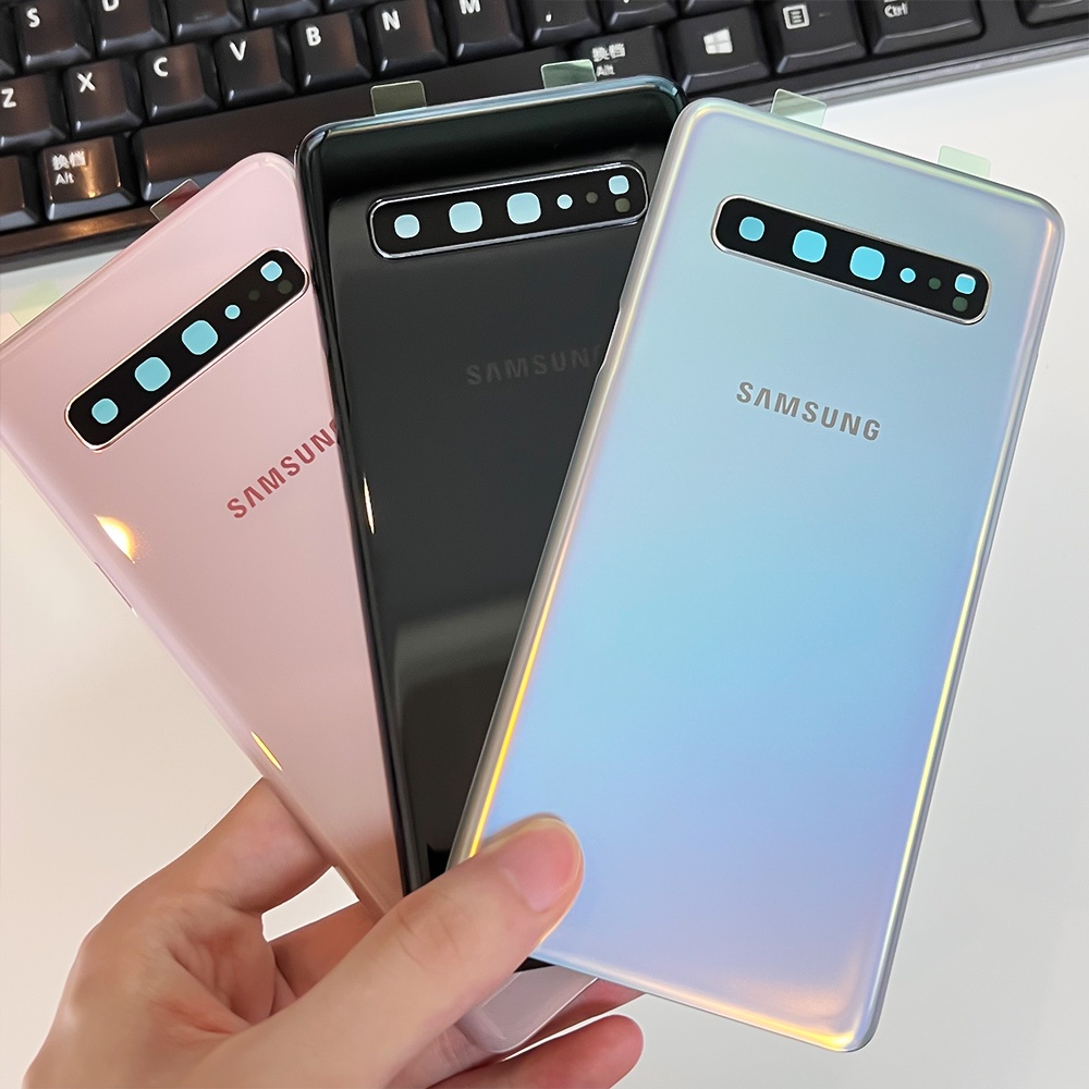 Ốp Điện Thoại Mặt Kính Viền Camera Cho Samsung Galaxy S10 5G S10
