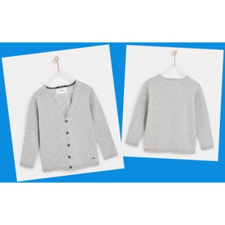 Freeship 99k TQ_Áo khoát Zara bé trai cài nút cổ tim