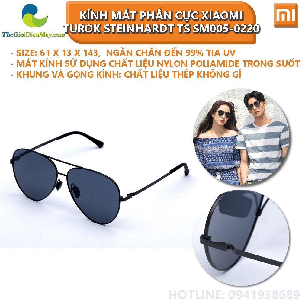 [SIÊU SALL ] Kính mát phân cực xiaomi ts turok steinhardt model mới 2019 chống 99% tai cực tím .