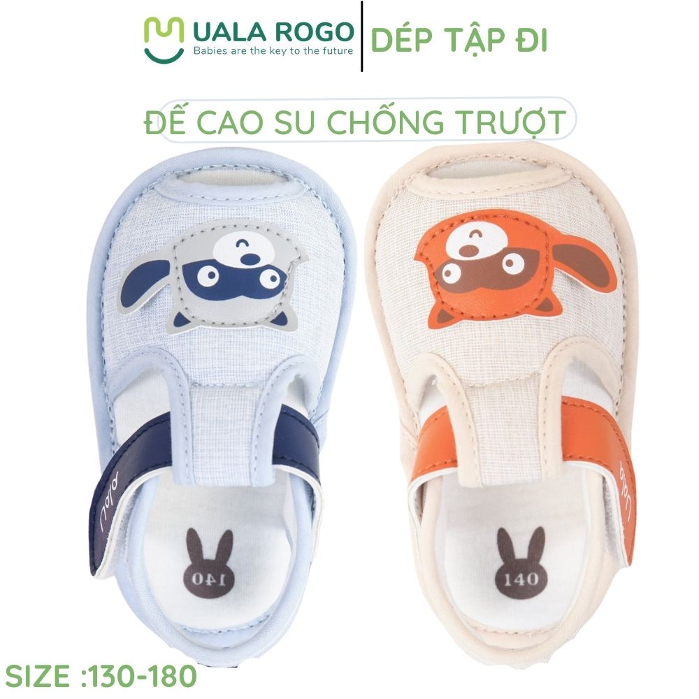 Dép tập đi UALA &amp; ROGO gấu mèo [ 5502 UalaRogo ]