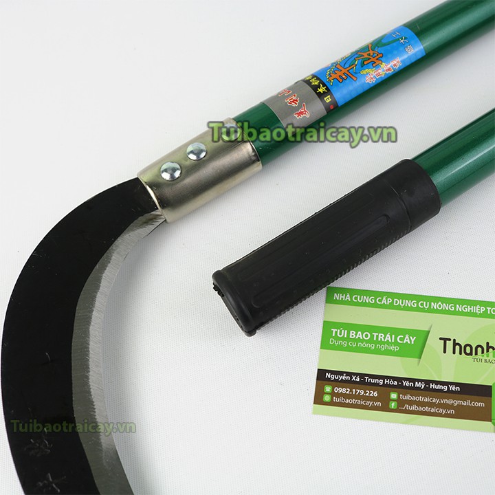 Liềm phát cỏ cán nhôm dài 40cm - D30