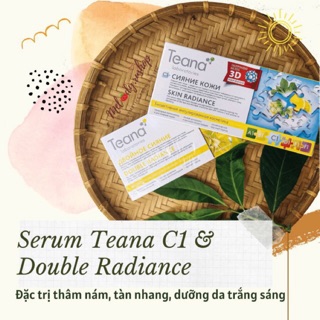🎏🎏 Serum TEANA C1 "Skin Radiance"  và Double Radiance
