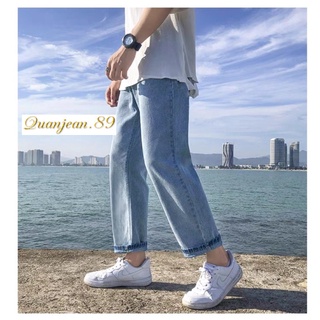 Quần jean bò baggy nam quần bò ống đứng hot 2022 Quanjean.89