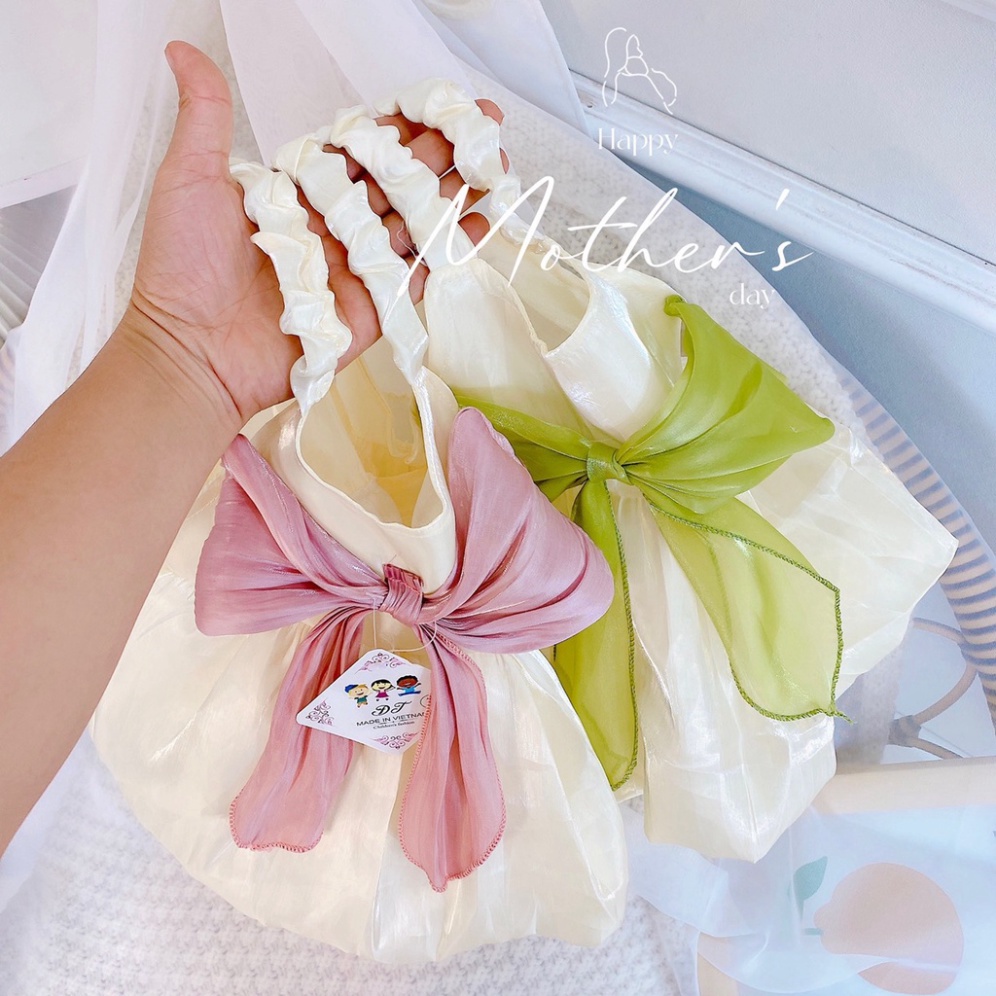 Bộ 2 dây bé gái chất tơ dễ thương, Bộ tơ sống quần bồng cho bé