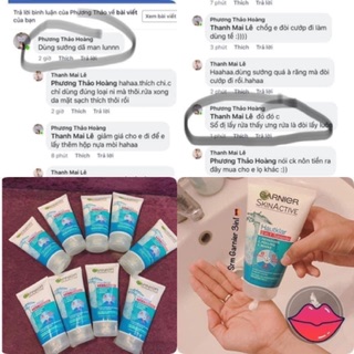 Sữa rửa mặt Garnier chuẩn auth Đức