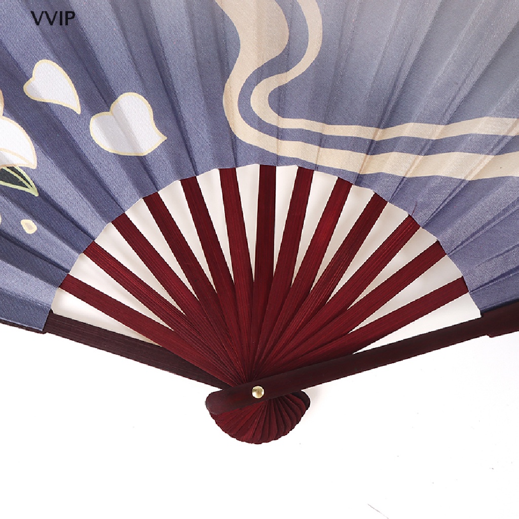 Vvn Quạt Xếp Hai Mặt Hóa Trang Genshin Va Chạm Kamisato Ayaka