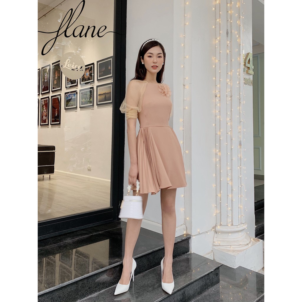 Váy thiết kế hồng đất - thiết kế Flane ( SALE 50%).