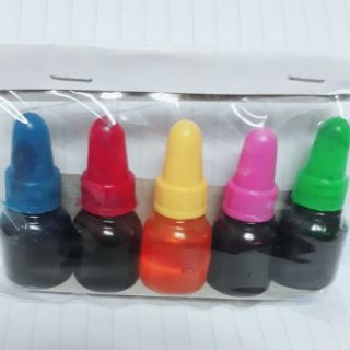 5 chai màu nước thực phẩm làm slime