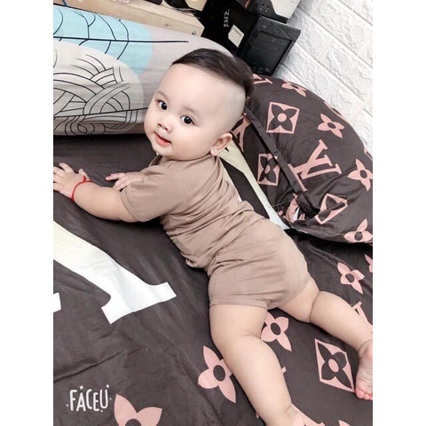 SALE! Bộ Minky Mom Cộc Tay trơn Chất Thun Lạnh siêu mềm mịn thoáng mát (CT1)