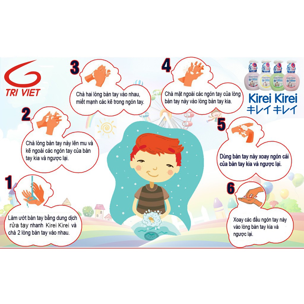 Bọt Rửa Tay Kirei Kirei