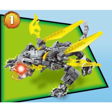 4in1 Lắp Ráp Xếp Hình Siêu Xe, Linh Thú, Trực Thăng, Tàu Bay. Lego Mô Hình Xây Dựng Thông Minh