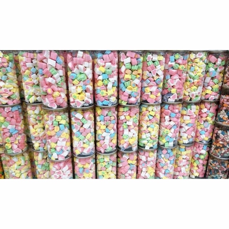 Kẹo bông marshmallow Thái Lan🍑🍒🍏🍌, kẹo bông