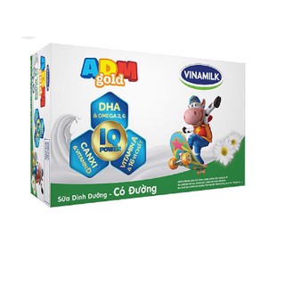 SỮA ADM GOLD CÓ ĐƯỜNG 180ML(12 LỐC)
