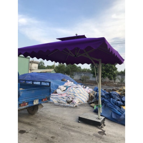 ÁO DÙ LỆCH TÂM VUÔNG 3m / 3m5 giá rẻ, ( áo thay khung dù 3m có sẵn)