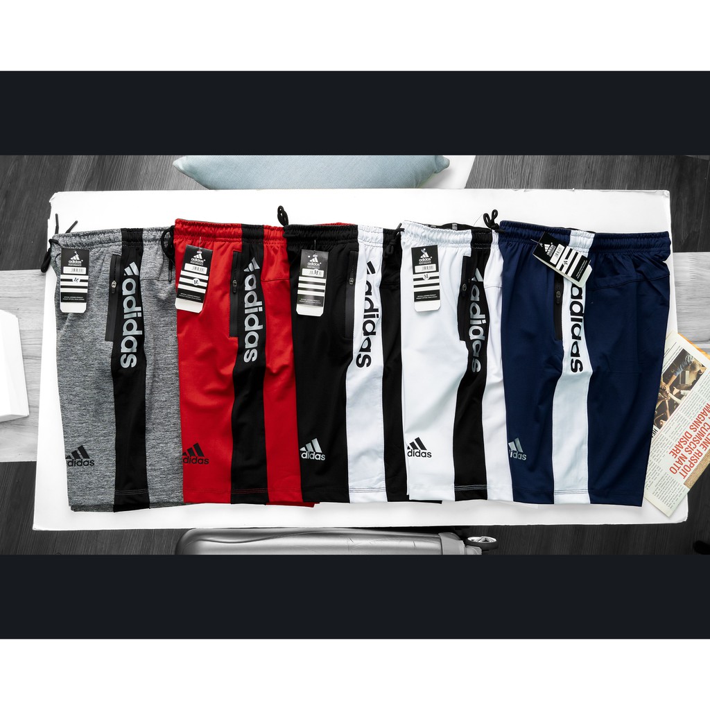 Quần short thun nam thể thao, 03 túi khóa kéo, chất liệu thun lạnh dày dặn co giãn 4 chiều – QS45 | BigBuy360 - bigbuy360.vn