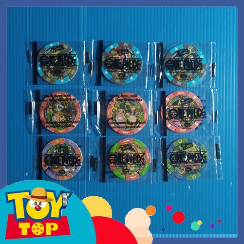 [Một thẻ] Thẻ Toonies One Piece Chibi đầu to Liên minh thủy chiến nhựa lắp ghép xếp hình còn seal nhóm đôi