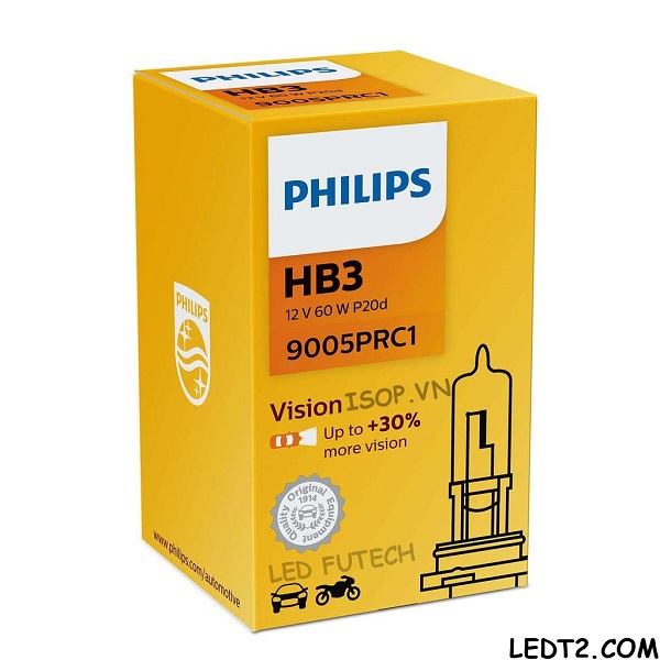 [Mã LIFEAU5SALE giảm 20k đơn 50k] [LEDT2 ISOP] Đèn Halogen Philips tiêu chuẩn [Số lượng: 1 cái]