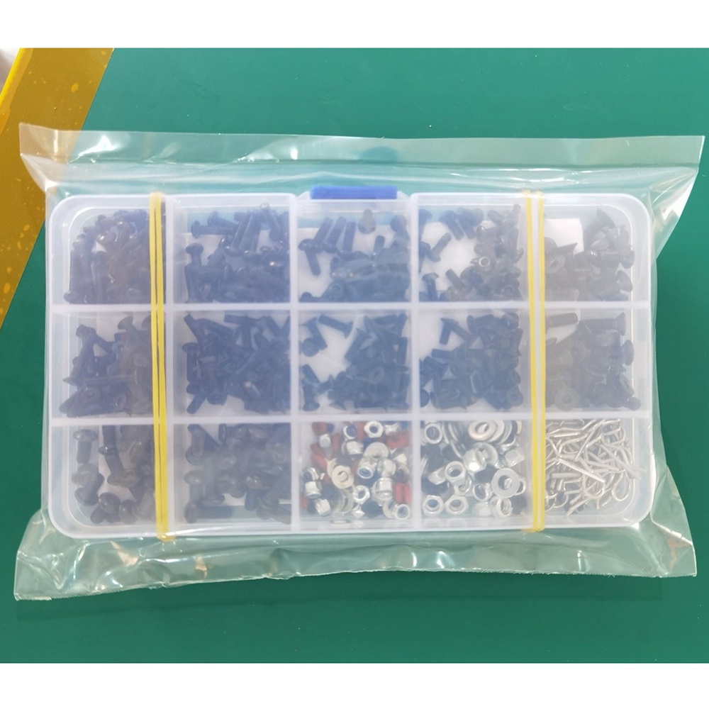 Bộ 520 Ốc Vít Kèm Hộp Đựng Cho Xe Điều Khiển Từ Xa AXIAL SCX10 Traxxas TRX4 RC4WD D90 Tamiya CFX MST HPI Kyosho HSP 1 / 8 1 / 10 1 / 12