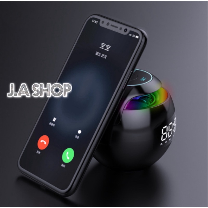 Loa mini kiêm Đồng Hồ Báo Thức Bluetooth Để Bàn và Radio FM, Kimiso K12 Chất lượng cao Bảo hành 1 đổi 1 (J.A SHOP)