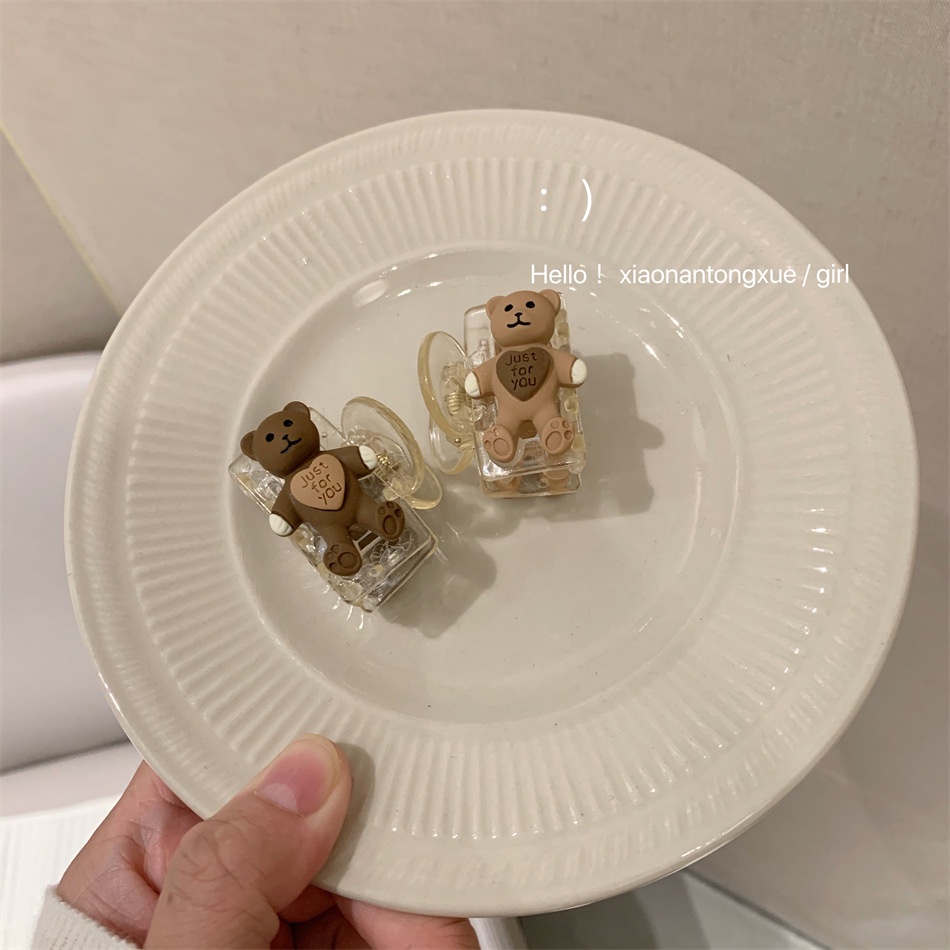 Kẹp tóc gấu siêu dễ thương, phụ kiện kẹp tóc nữ thời trang Filibra KT036